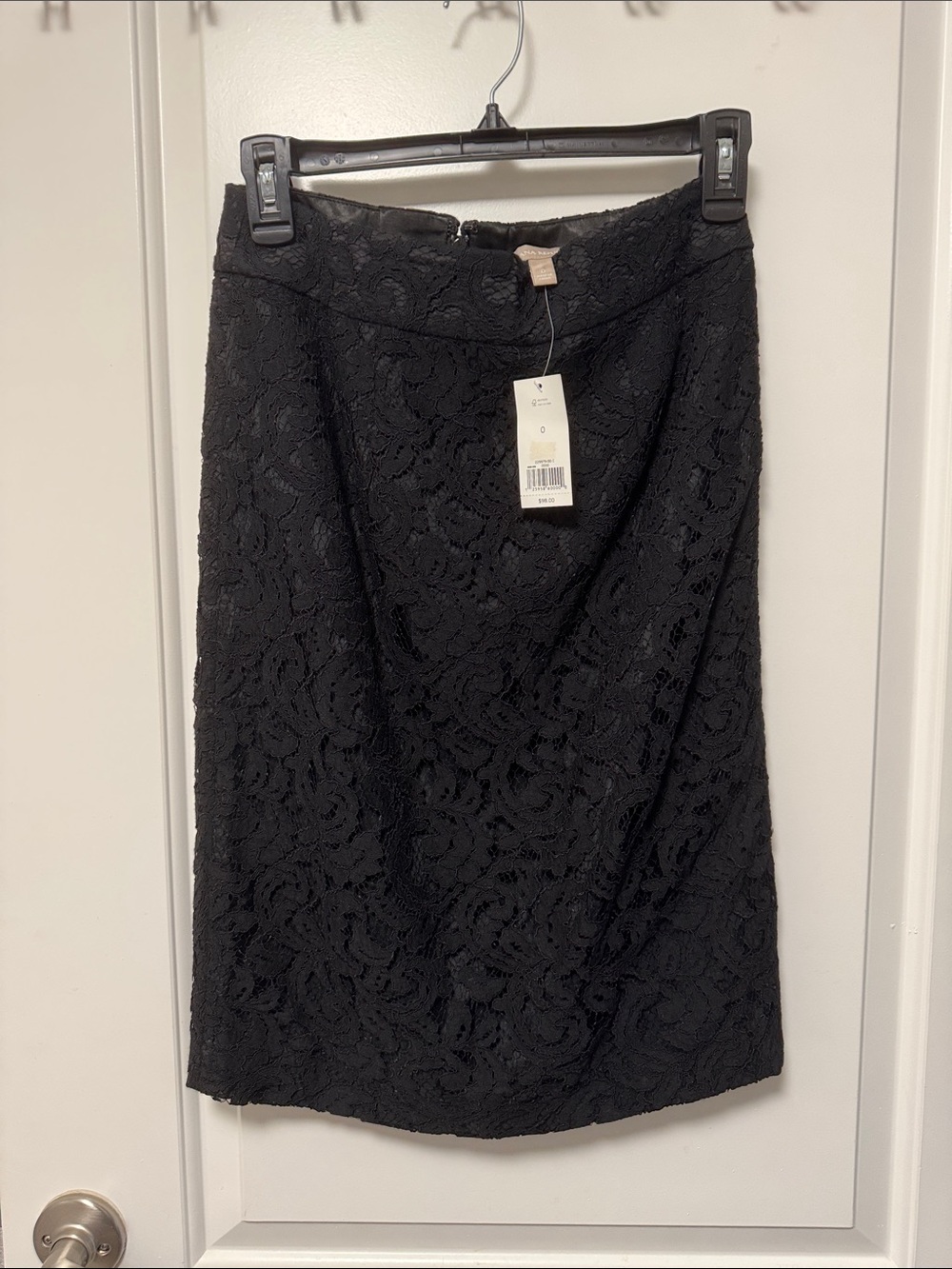 Banana Republic Black Lace Pencil Skirt